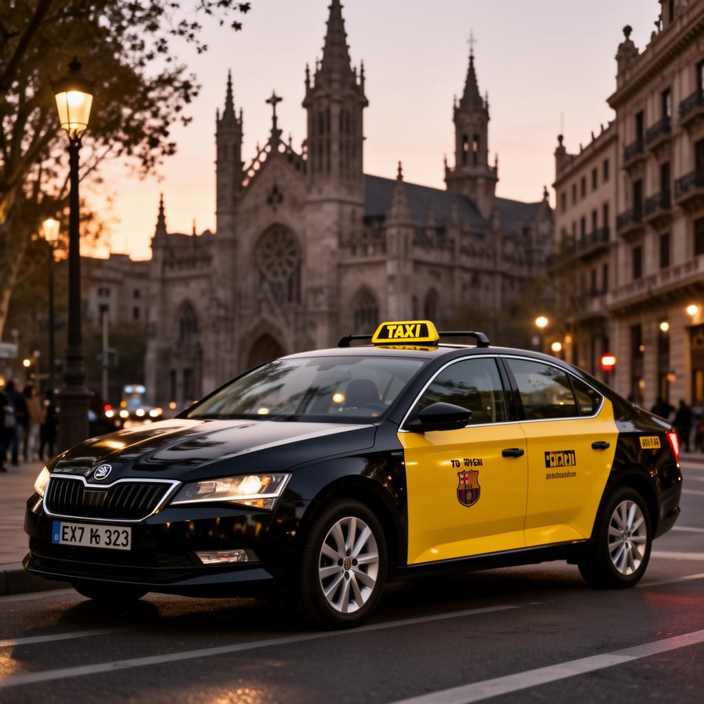 Sedan for private Barcelona transfers — 4 passengers, 2 large bags